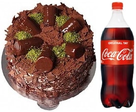 4-6 Kişilik Çikolatalı Muzlu Pasta Sipariş