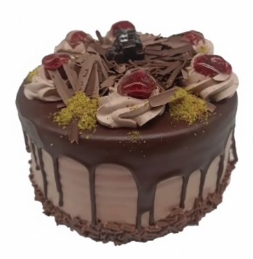 Bol Soslu Tatlı Kutlama 6-9 Kişilik Çikolatalı Pasta
