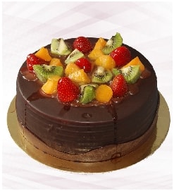 Hasbahçe Karışık Meyveli Yaş Pasta Ekonomik Boy 2-3 Kişilik