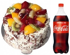 Karışık Meyveli Pasta Mevsim Meyveleri