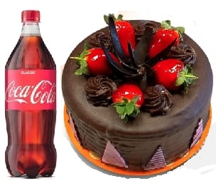 Yuvarlak Çikolatalı Pasta Gerçek Çikolata